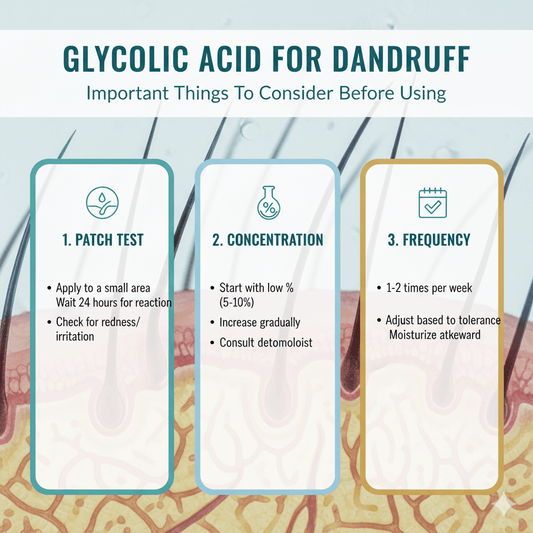 Glycolic Acid for Dandruff - Important Things To Consider Before Using