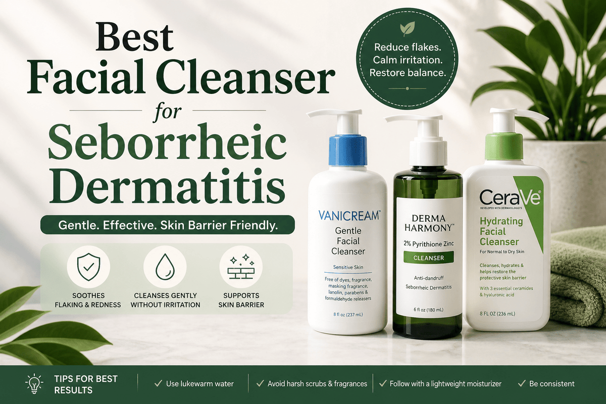 Best Facial Cleanser for Seborrheic Dermatitis